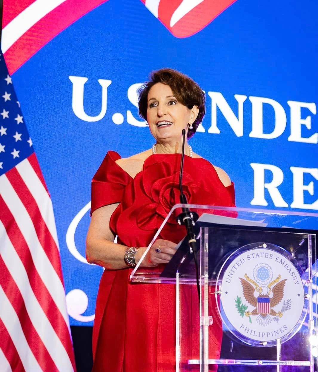US Ambassador to the Philippines MaryKay Carlson.